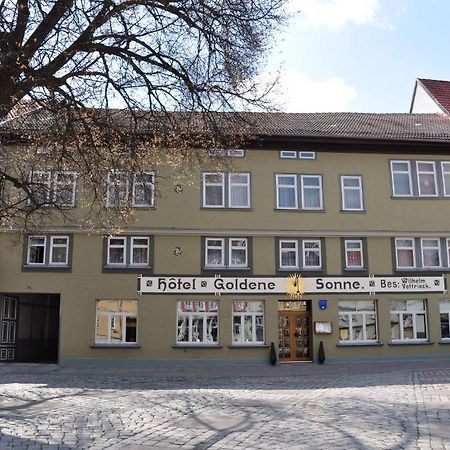Hotel Goldene Sonne Arnstadt Eksteriør billede